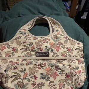 Longaberger Multicolor Leaf Pattern Tote